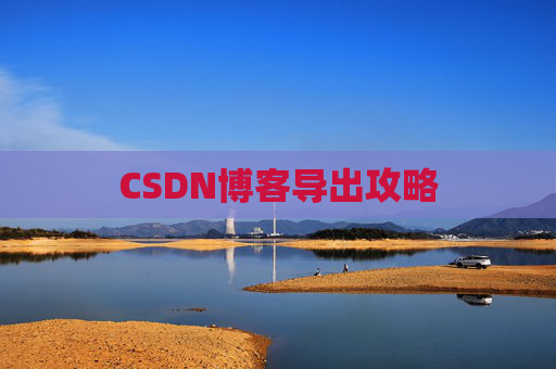CSDN博客导出攻略